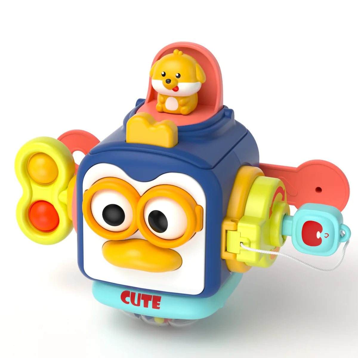 Busy Board Cube Montessori Bébé – Jouet Éducatif Sensoriel Motricité Fine | 5 Modèles | Voyage