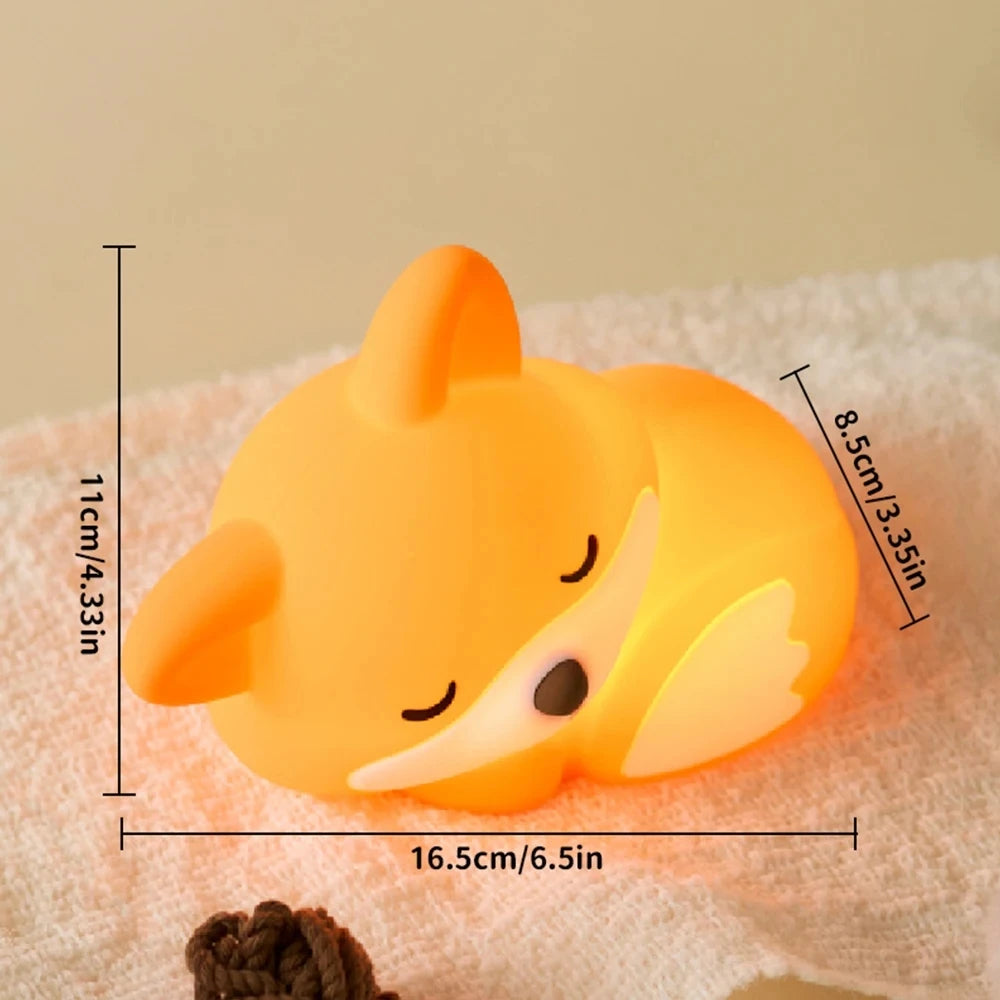 Veilleuse dragon & pingouin silicone — LED Tactile Rechargeable Dimmable | 5 Modèles | Chambre Bébé