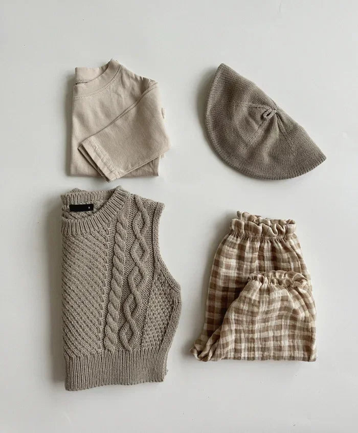 Pantalon Bébé Coton Bio – Mousseline Douce Imprimé Mignon Garçon & Fille 3-6M à 2-3 Ans