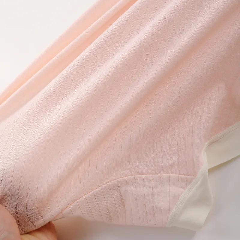 Lot de 3 Culottes Maternité Taille Haute — Coton & Élastane Respirant, Maintien Abdominal, M-XL