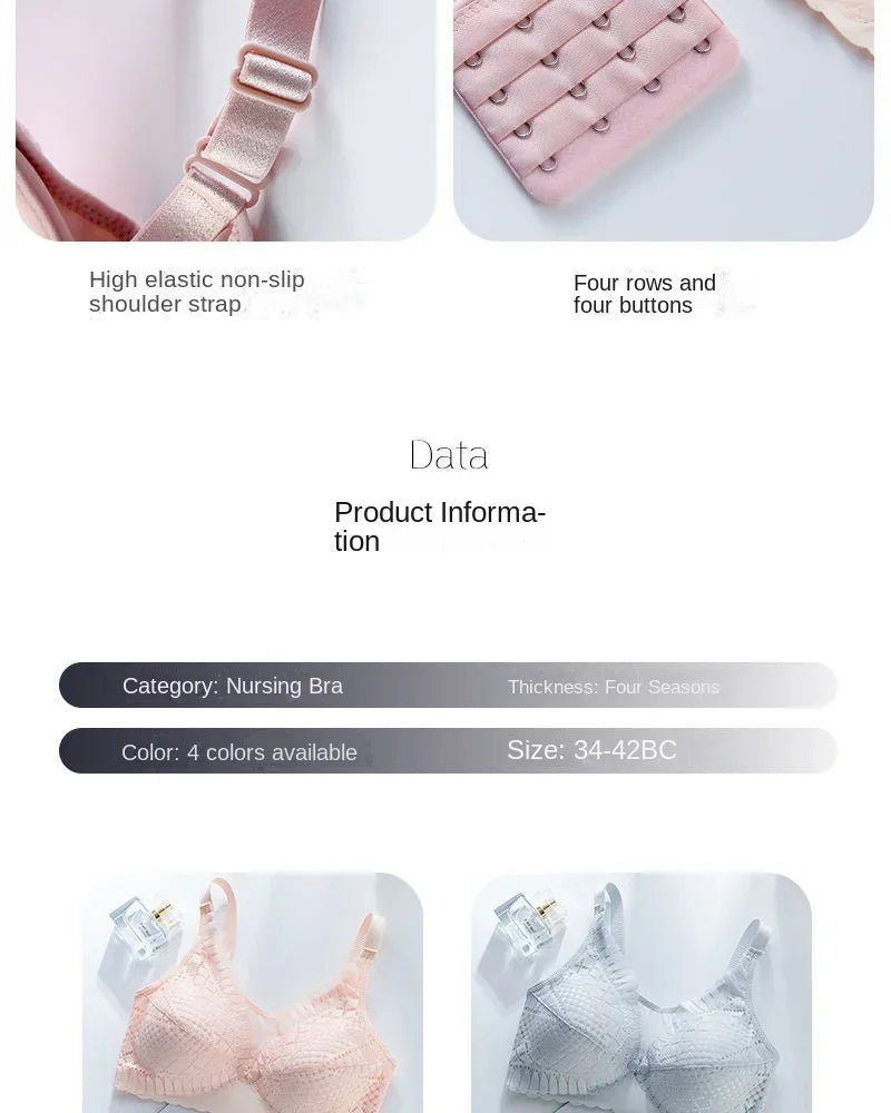 Soutien-Gorge Allaitement Boutons Avant – Brassière Ouverture Frontale Maintien & Confort | Femme Enceinte & Allaitante