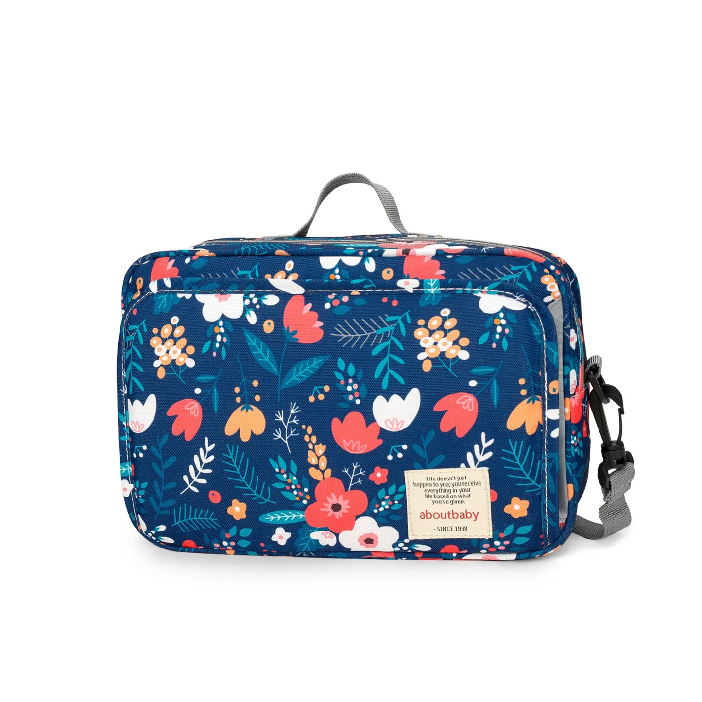 Sac Organisateur Imperméable pour Poussette Bébé – Léger, Multifonction, Grand Rangement avec Crochets et Sangle