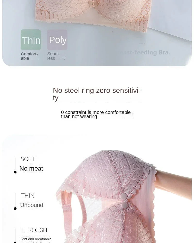 Soutien-Gorge Allaitement Boutons Avant – Brassière Ouverture Frontale Maintien & Confort | Femme Enceinte & Allaitante