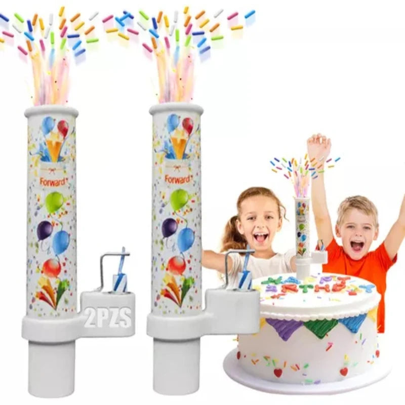 Bougie Pop-Up Magique Anniversaire – Lancement Automatique Bonbons Réutilisable Enfant & Adulte