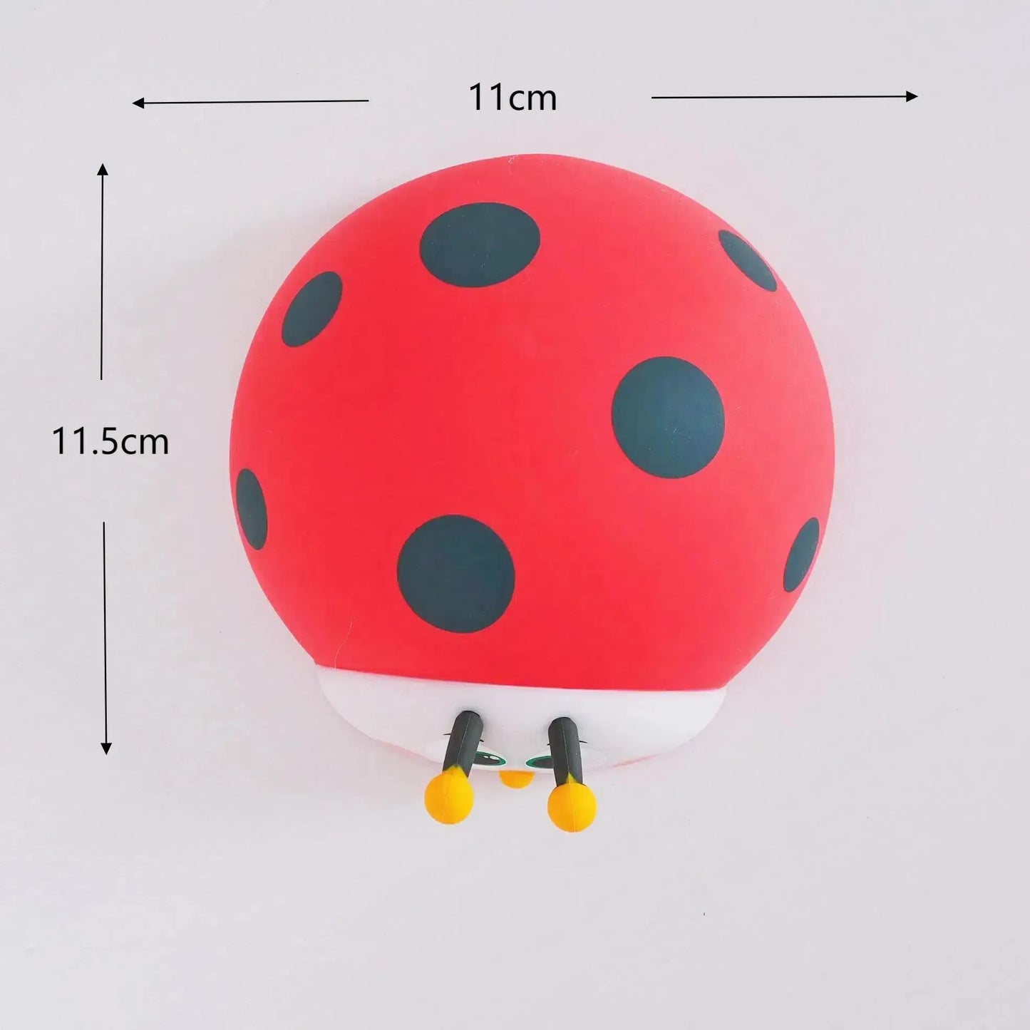 Veilleuse coccinelle bébé silicone — LED Lumière Douce Rechargeable USB | Cadeau Naissance Chambre Enfant