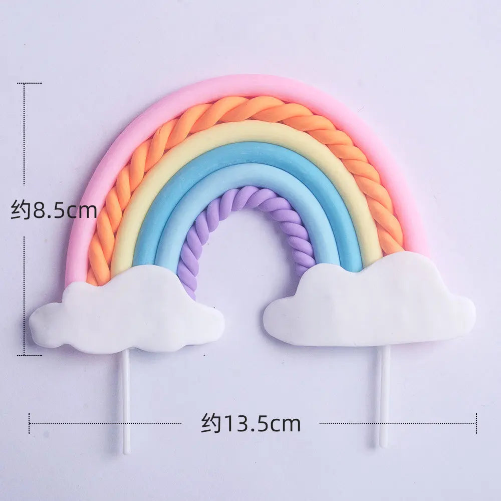 Cake Topper Licorne Arc-en-Ciel – Décoration Gâteau Anniversaire Fille 16 18 Ans & Baby Shower