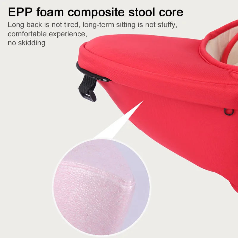Porte-Bébé Ergonomique avec Siège de Hanche – Multifonction Physiologique 0-48 Mois | Écharpe & Kangourou
