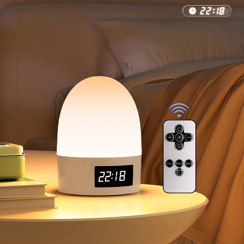 Veilleuse LED Tactile Rechargeable Bébé – 3 Couleurs & Luminosité Réglable USB-C | 9 Modèles Chambre Enfant