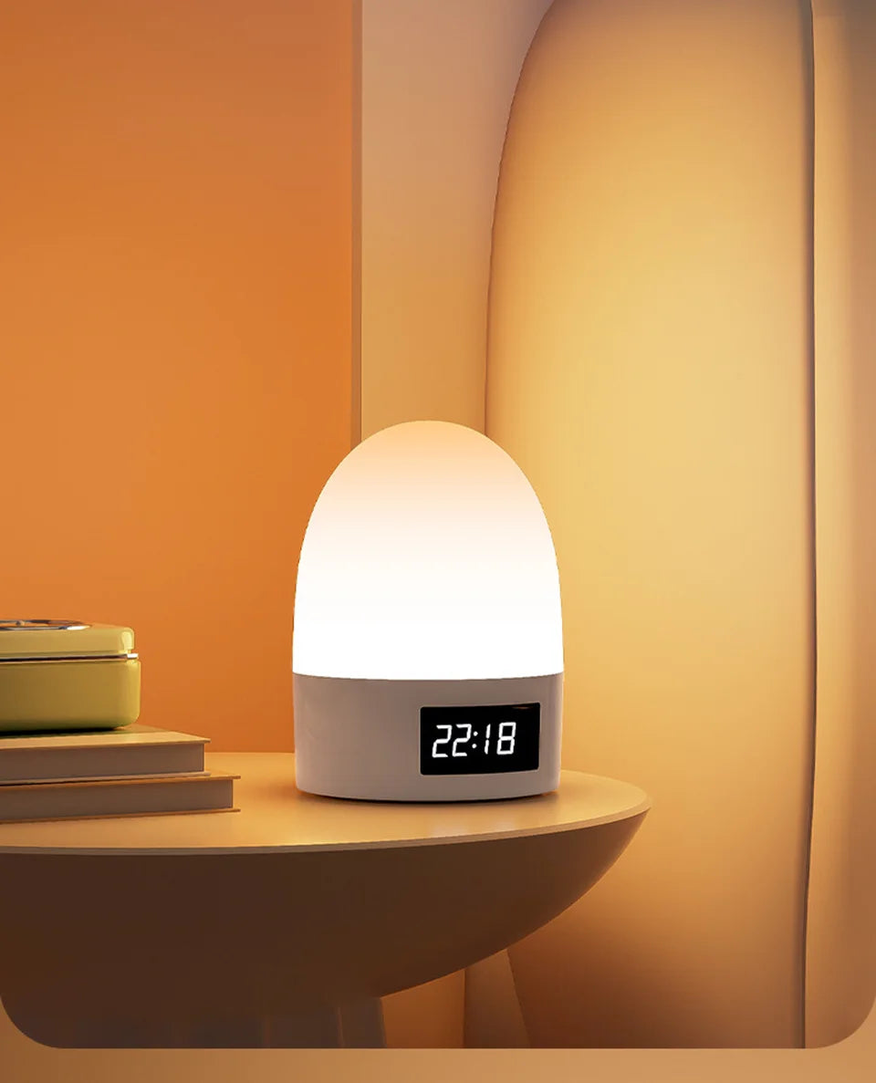 Veilleuse LED Tactile Rechargeable Bébé – 3 Couleurs & Luminosité Réglable USB-C | 9 Modèles Chambre Enfant
