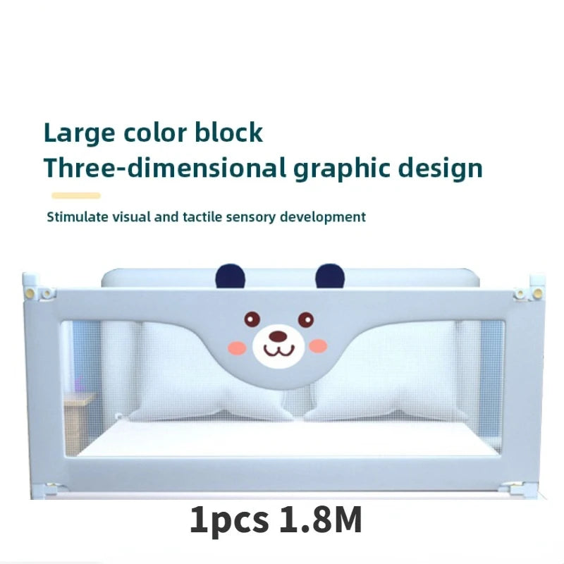 Barrière de Lit Anti-Chute Bébé & Enfant Réglable – Rail de Sécurité Lit 1.5M à 2.0M
