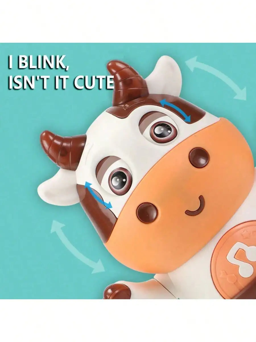 Vache Dansante Bébé – Peluche Musicale Électrique Chansons & Mouvements Interactifs 1-3 Ans