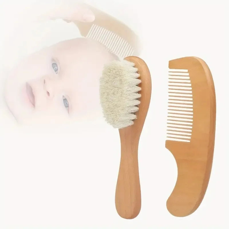 Brosse à Cheveux Bébé Personnalisée Prénom Gravé en Bois – Cadeau Naissance & Baby Shower Original