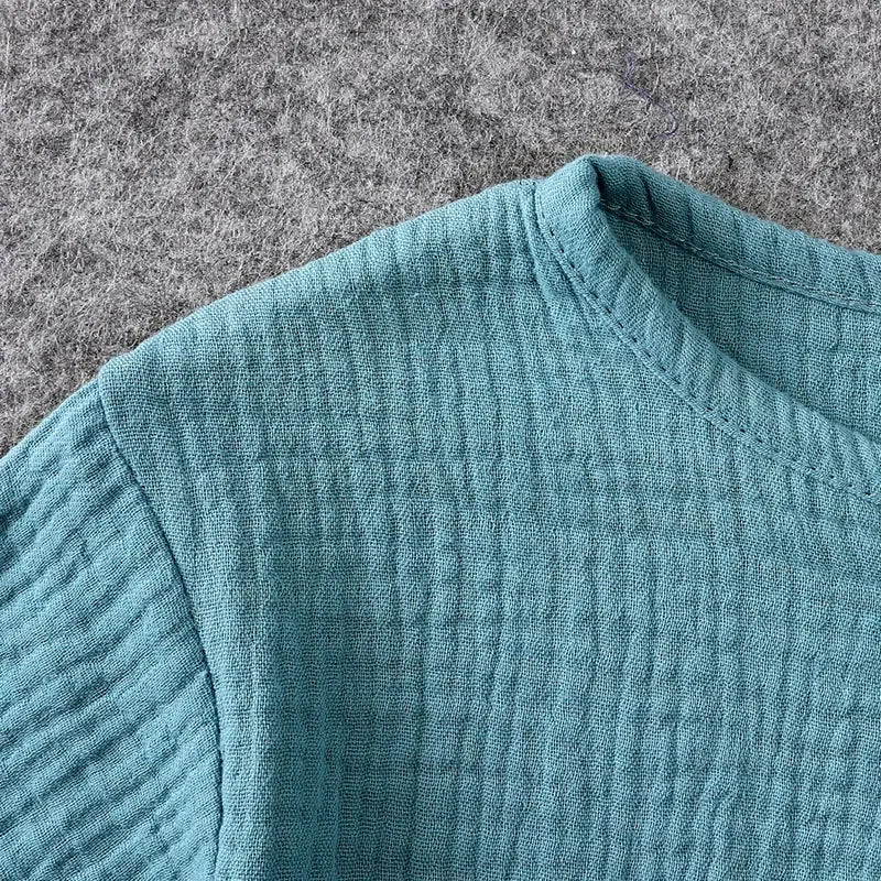 Ensemble Été Enfant Coton 2 Pièces — T-Shirt Manches Courtes & Short, Unisexe 2-7 Ans