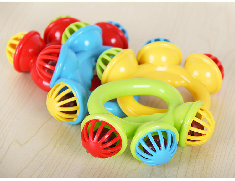 Hochet Bébé 0-3 Mois Montessori – Cloche à Main Préhension Sensoriel Éveil Naissance