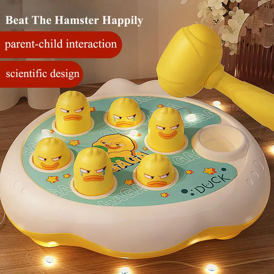 Jeu Marteau Bébé Montessori – Banc à Marteler Encastrement Canard Grenouille Cochon 12-24 Mois