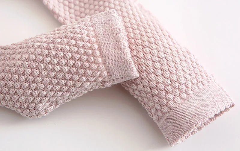 Ensemble Tricot Bébé Pyjama 2 Pièces — Pull Coton Boutonné & Pantalon, Unisexe 0-3M à 2-3 Ans