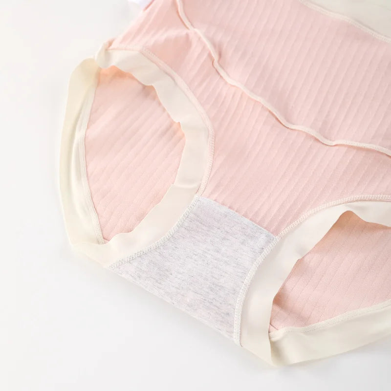 Lot de 3 Culottes Maternité Taille Haute — Coton & Élastane Respirant, Maintien Abdominal, M-XL