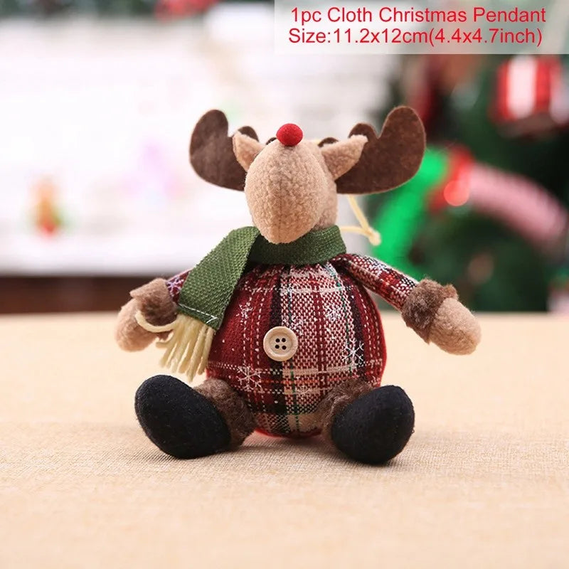 Figurine Père Noël Décorative Table – Poupée Noël Intérieur Tendance 2025, Cadeau Fêtes Nouvel An