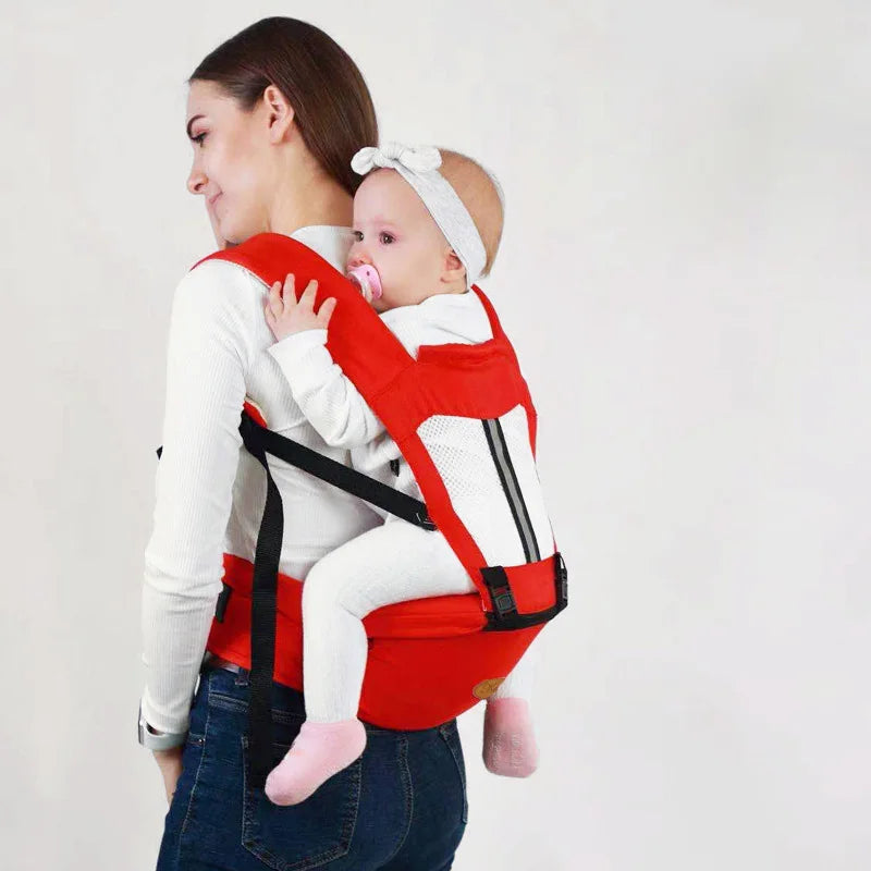 Porte-Bébé Ergonomique avec Siège de Hanche – Multifonction Physiologique 0-48 Mois | Écharpe & Kangourou