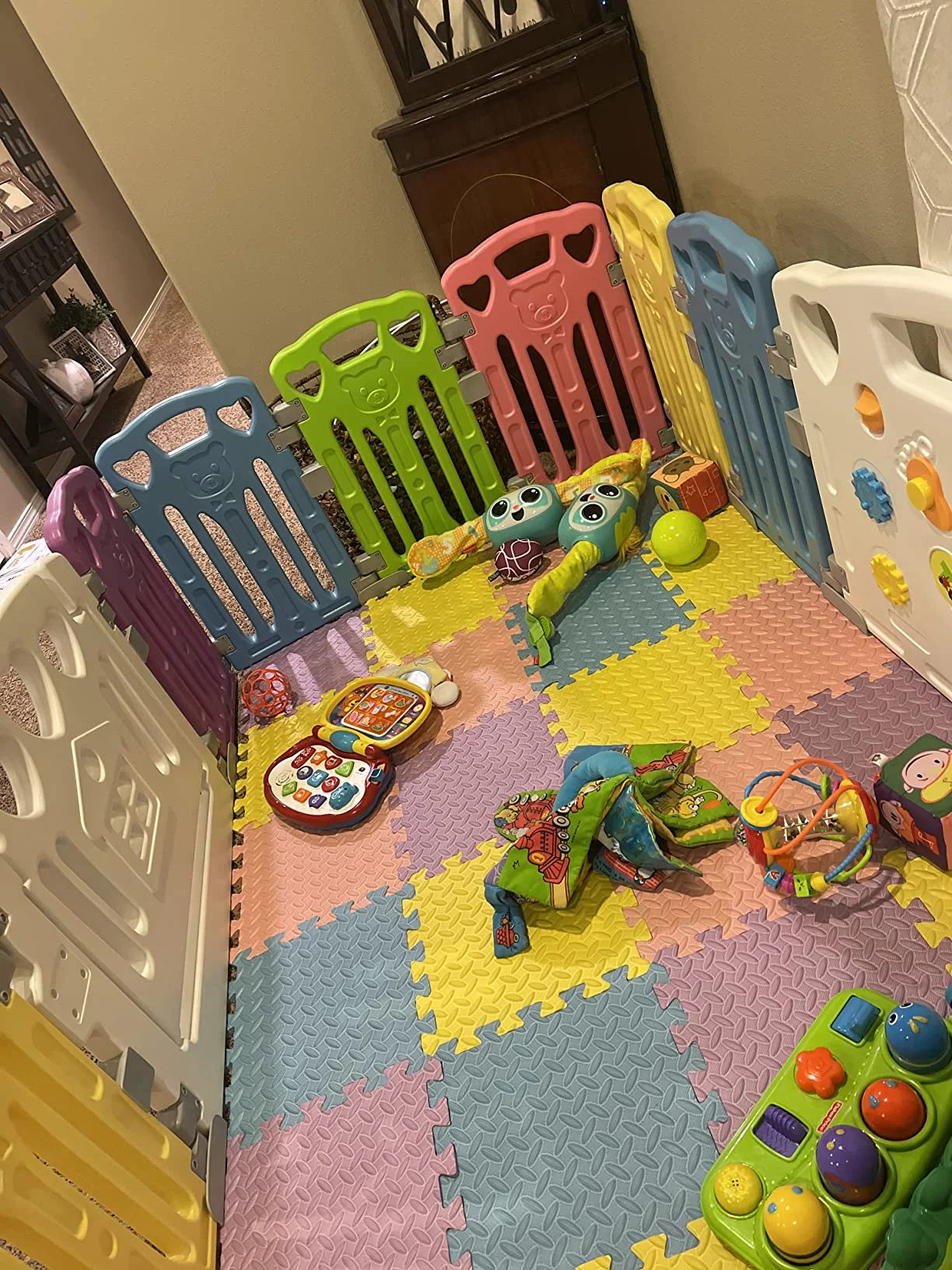 Tapis Puzzle Bébé Épais 2,5cm – Antidérapant Insonorisant Éco-Responsable | 8 Pièces | 11 Couleurs