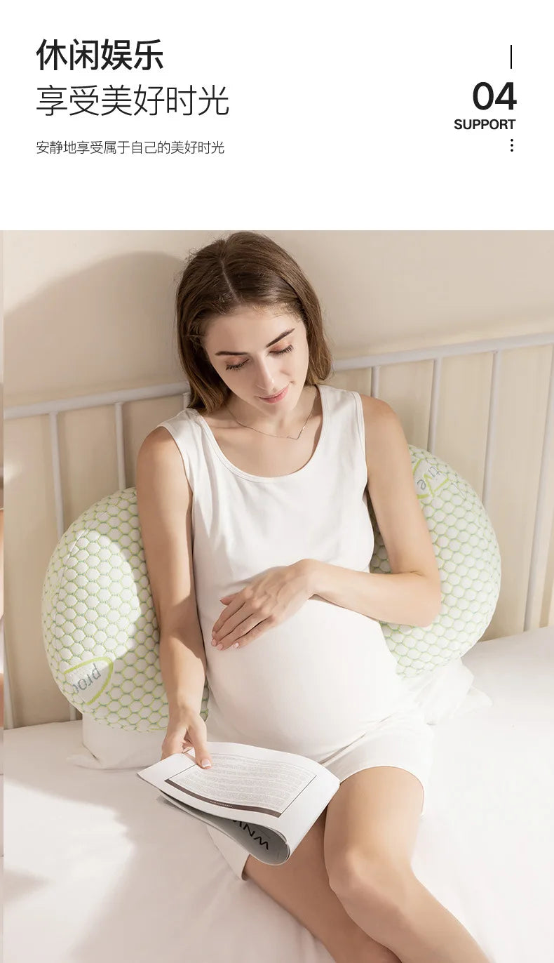 Coussin grossesse en U allaitement 2-en-1 — Oreiller Maternité Soutien Corps Complet | Sommeil & Allaitement