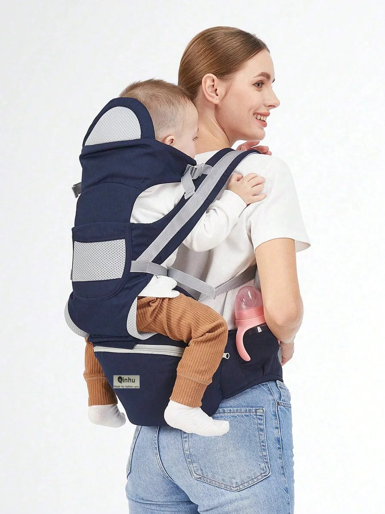Porte-bébé ergonomique avec siège – Multifonction, voyage et quotidien