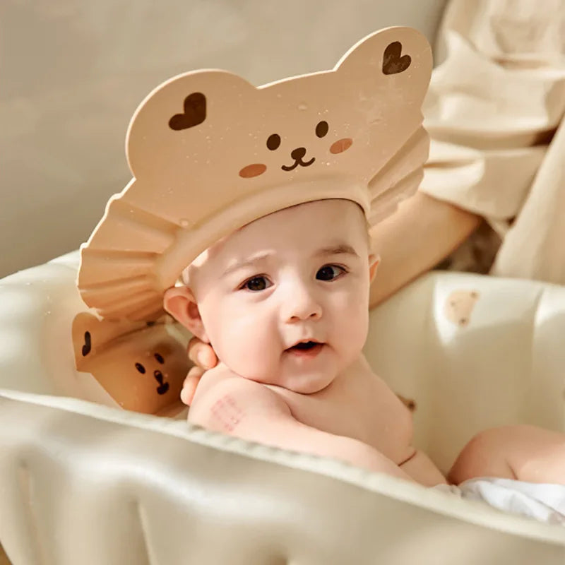 Baignoire Gonflable Bébé Enfant Cartoon Pliable 90x55cm – Portable Intérieur & Extérieur | 0-8 Ans