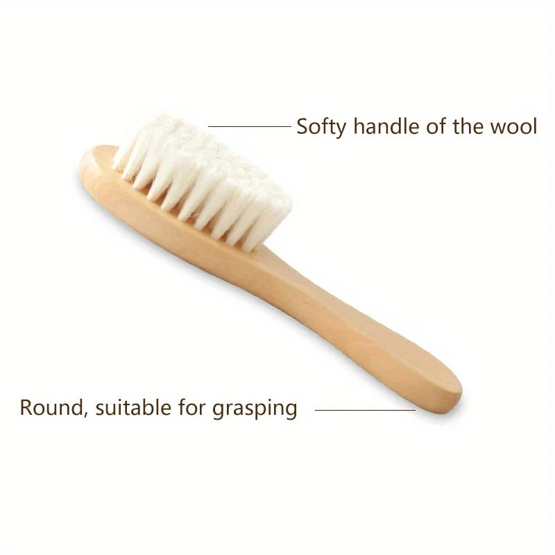 Brosse à Cheveux Bébé Personnalisée Prénom Gravé en Bois – Cadeau Naissance & Baby Shower Original
