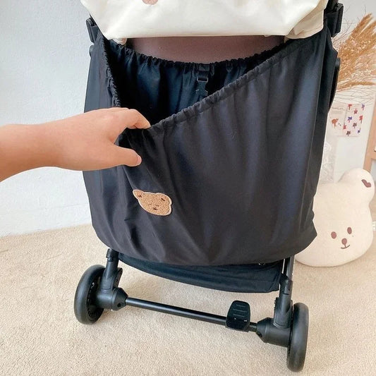 Organisateur Suspendu Bébé – Sac de Rangement Couches & Jouets pour Lit ou Poussette