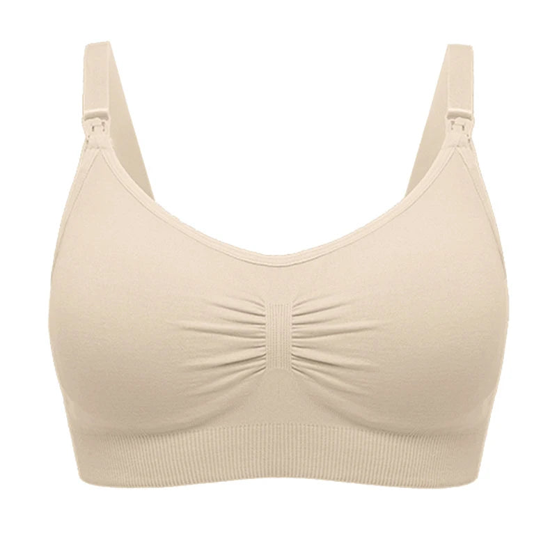 Soutien-Gorge Allaitement Grande Taille Push-Up – Brassière Sans Coutures Forte Poitrine Respirante | Maternité Inclusive