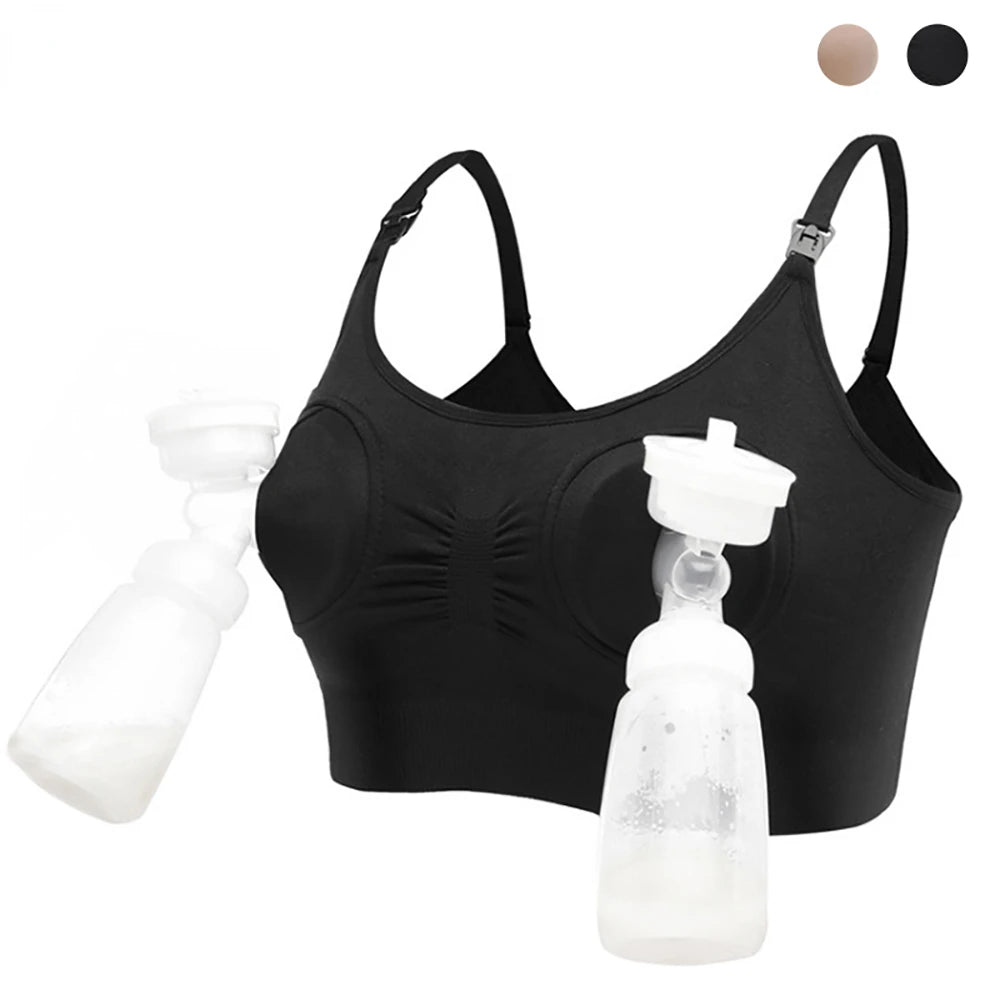 Soutien-Gorge Tire-Lait Mains Libres — Allaitement & Pompage, Port Toute la Journée