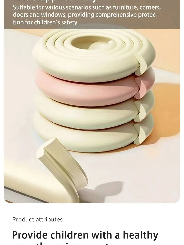 Protège coin meuble bébé — Bande NBR Sécurité 2M Anti-Choc | 5 Couleurs