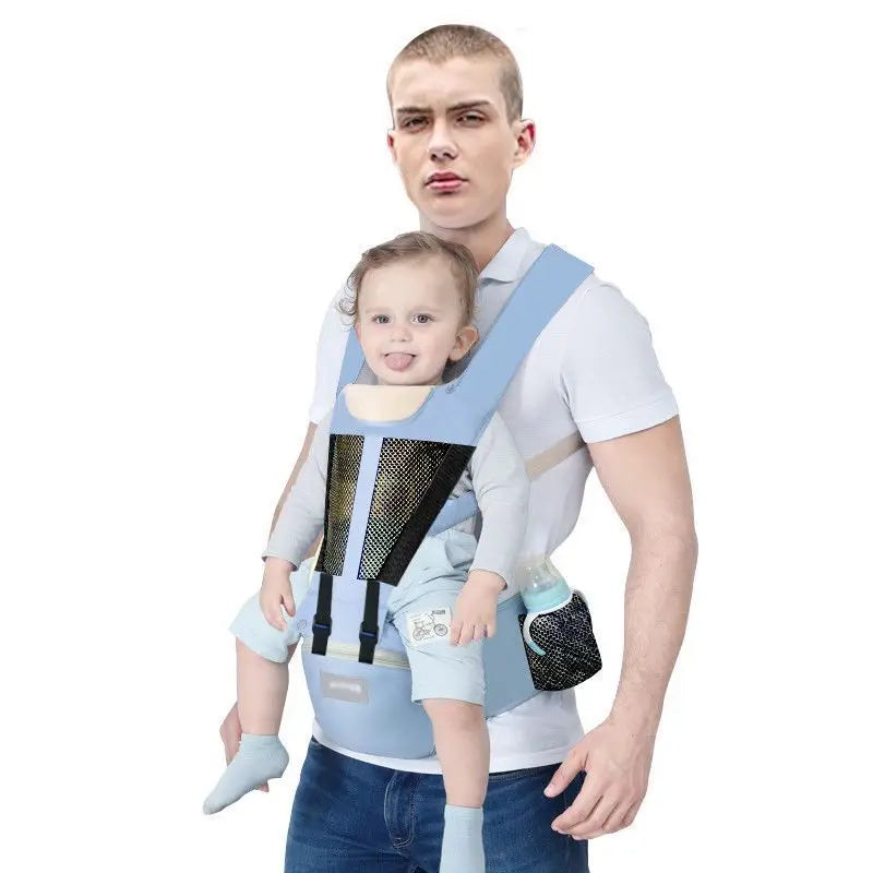 Porte-Bébé Ergonomique avec Siège de Hanche – Multifonction Physiologique 0-48 Mois | Écharpe & Kangourou
