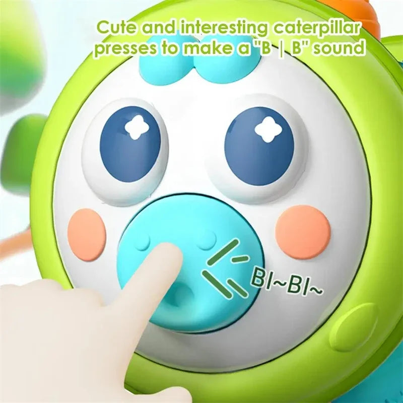 Rouleau de Ramper Montessori Bébé – Tummy Time Éveil Sensoriel 0-12 Mois | Bleu, Vert & Rose