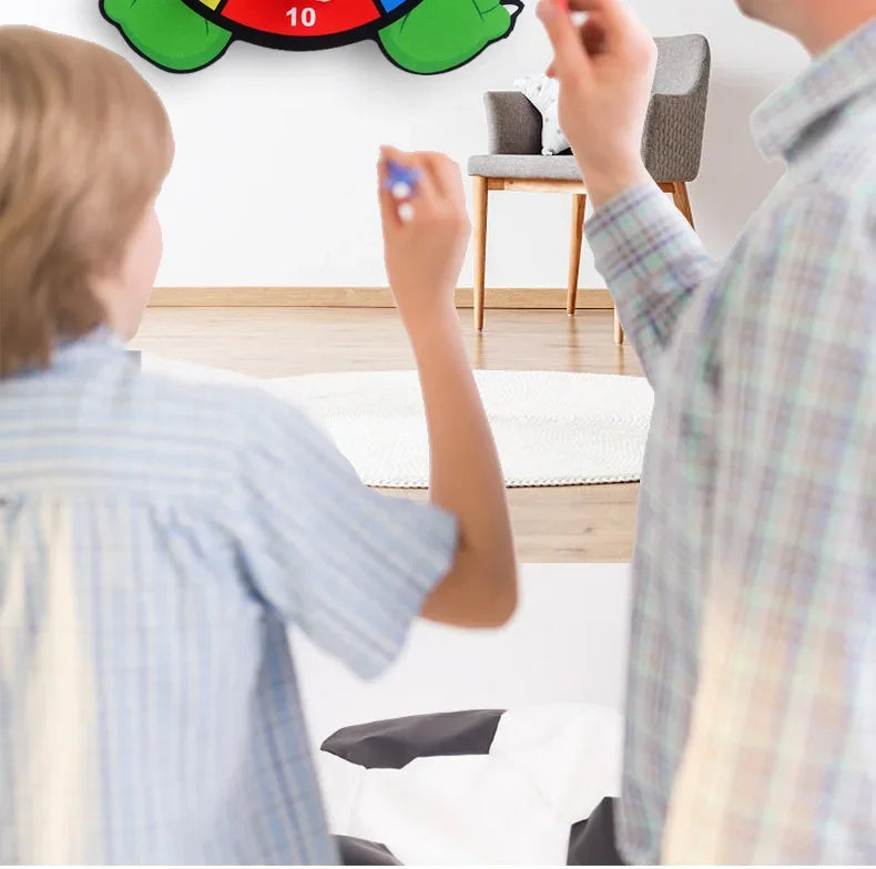 Jeu de Fléchettes Enfant Balle Collante Animal – Cible Montessori Intérieur 3-7 Ans
