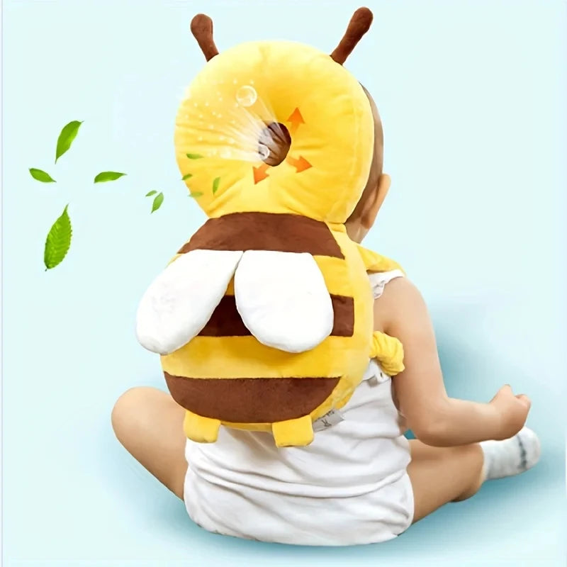 Coussin Anti-Chute Bébé Sac à Dos Protection Tête & Dos – Apprentissage Marche Dessin Animé