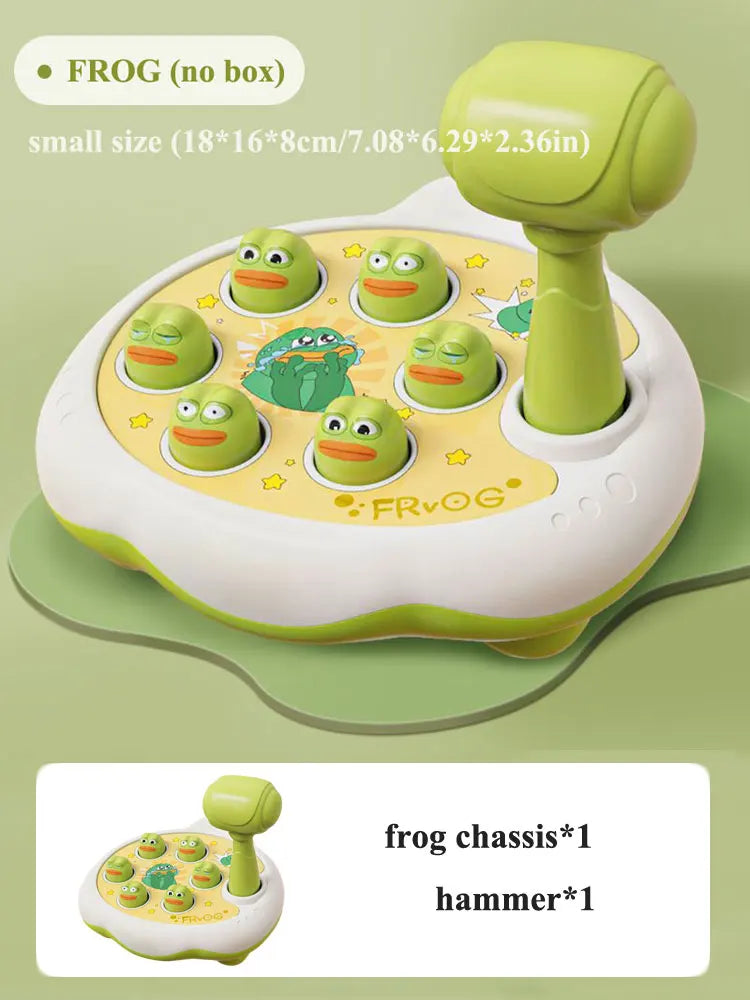 Jeu Marteau Bébé Montessori – Banc à Marteler Encastrement Canard Grenouille Cochon 12-24 Mois