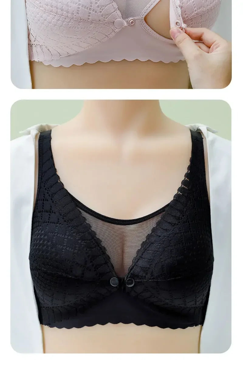 Soutien-Gorge Allaitement Boutons Avant – Brassière Ouverture Frontale Maintien & Confort | Femme Enceinte & Allaitante