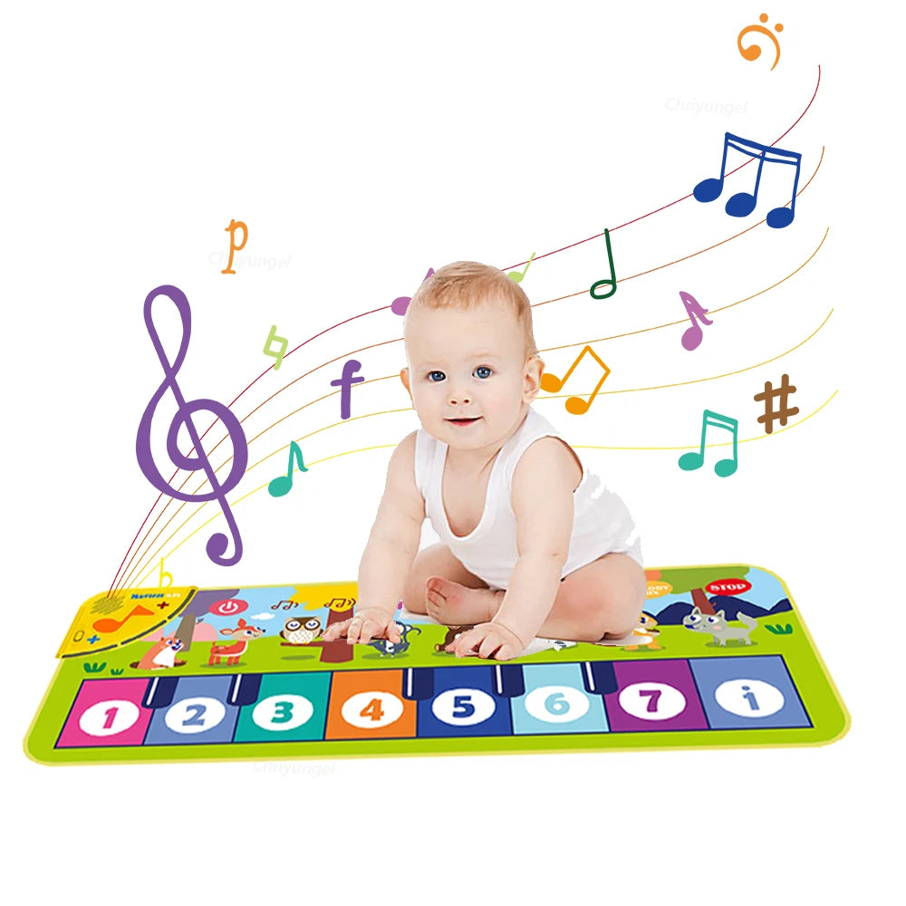 Tapis Piano Musical Enfant – Clavier Danse & Fitness au Sol | Fille & Garçon | 3 Modèles