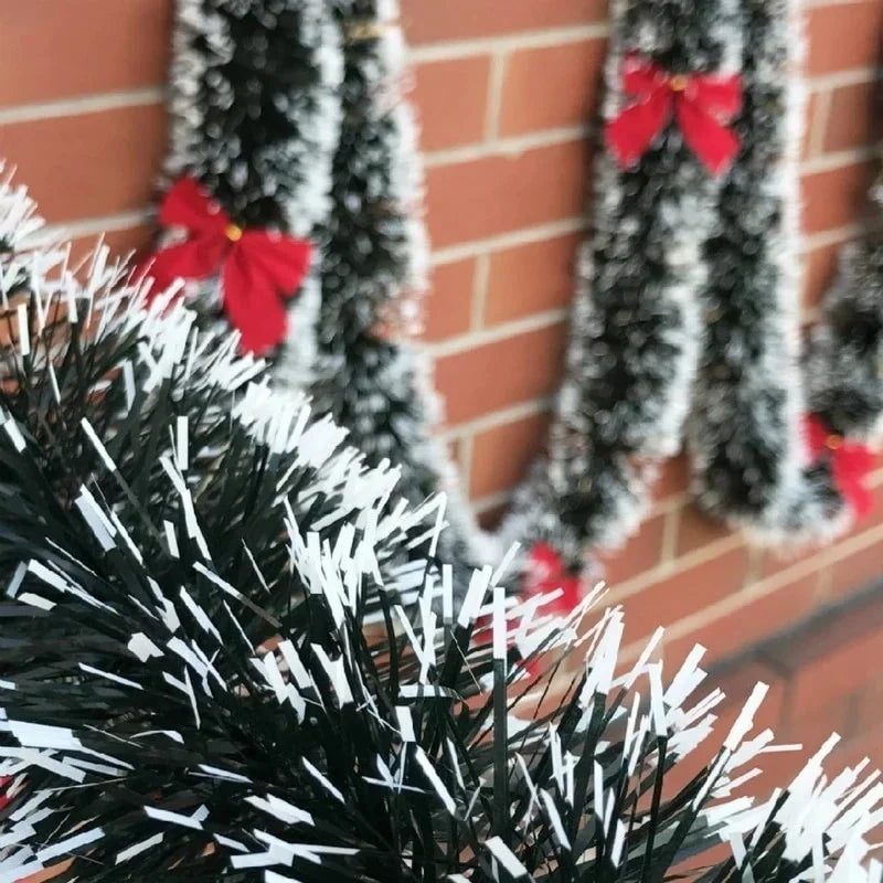 Ruban Décoratif Noël 2m – Boucle Sapin, Déco Table Mariage & Fêtes, Ornement Cuisine Bar 4 Coloris