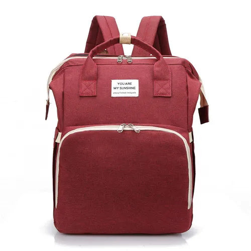 Sac à Langer Multifonction 4-en-1 – Lit Bébé Portable & Station à Langer | Voyage & Sorties