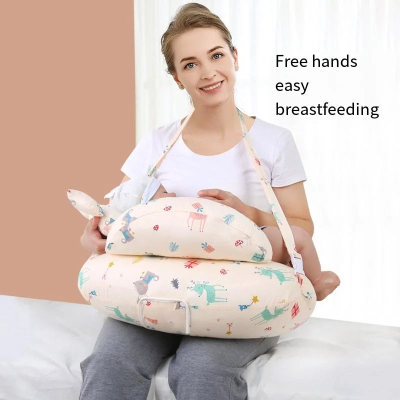 Coussin Bras Allaitement Motif Dinosaure & Animal – Housse Berceau Ergonomique Theraline | Maternité Haut de Gamme