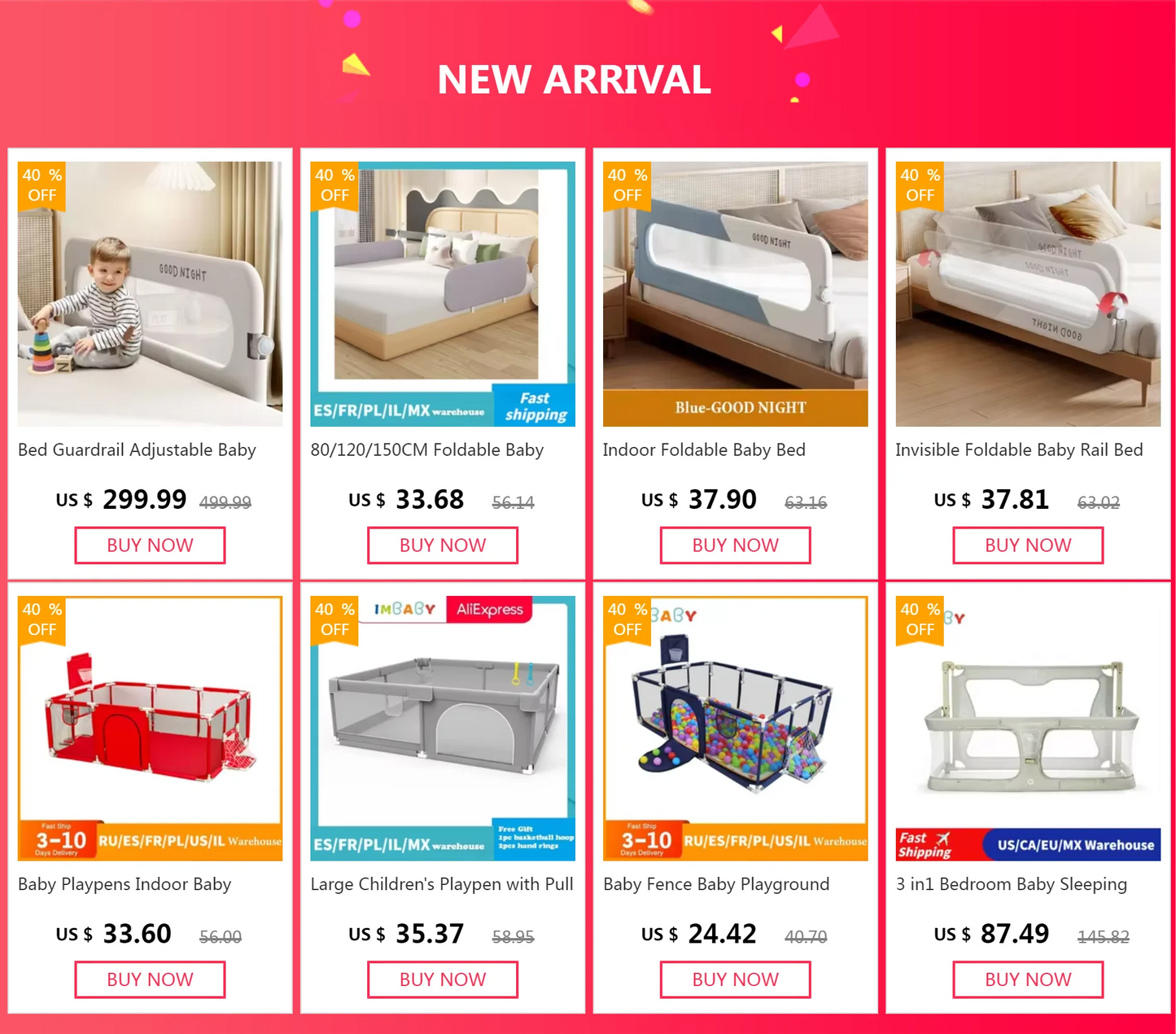 Barrière de Lit Anti-Chute Bébé & Enfant Réglable – Rail de Sécurité Lit 1.5M à 2.0M