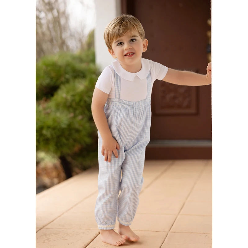Ali Co SS26 Checkered Shabbos robe collection Baby Toddler Boys Girls Romper Family Matching Clothing