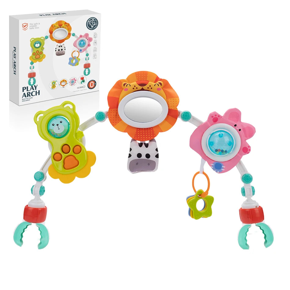 Jouet À Suspendre Bébé Poussette & Siège Auto – Spirale D’Activité Éveil Sensoriel