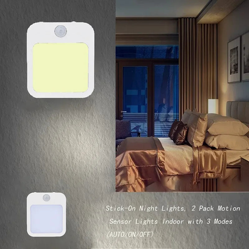 Veilleuse Prise Murale LED Capteur de Mouvement – Lampe Nuit Automatique Chambre Bébé & Enfant