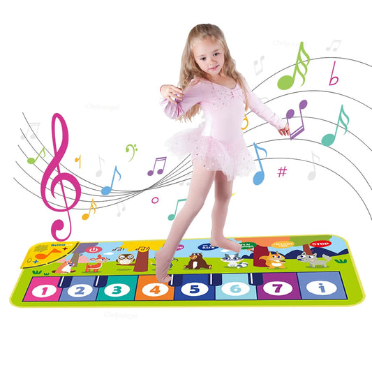 Tapis Piano Musical Enfant – Clavier Danse & Fitness au Sol | Fille & Garçon | 3 Modèles
