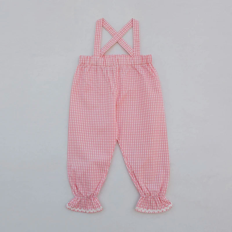 Ali Co SS26 Checkered Shabbos robe collection Baby Toddler Boys Girls Romper Family Matching Clothing