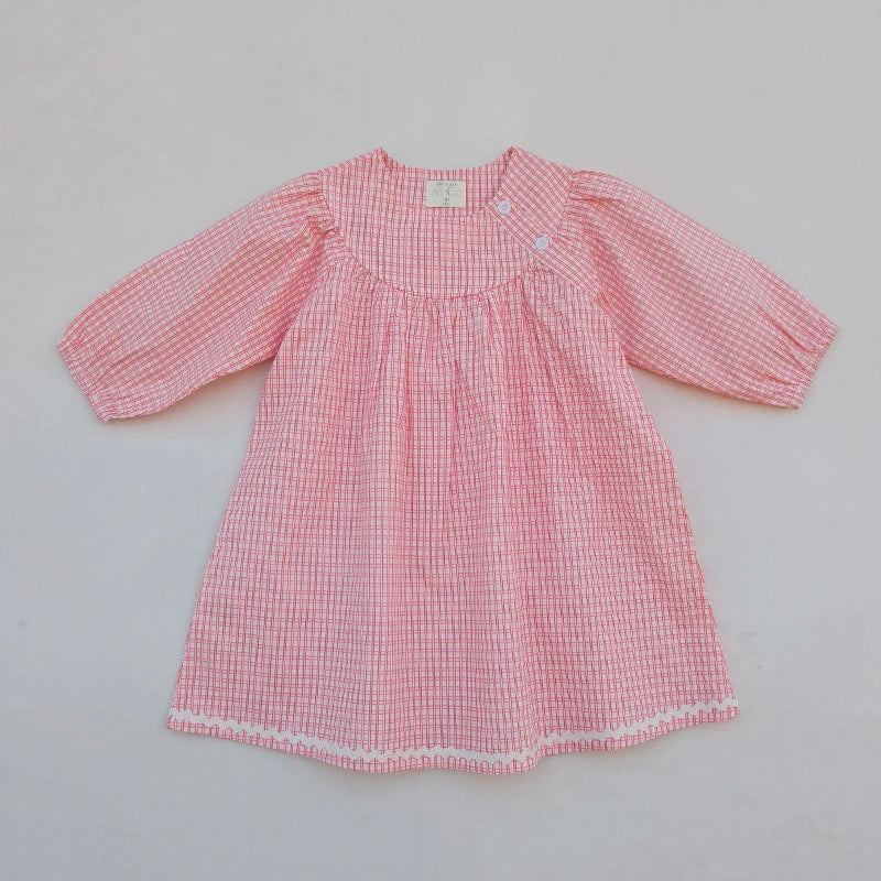 Ali Co SS26 Checkered Shabbos robe collection Baby Toddler Boys Girls Romper Family Matching Clothing