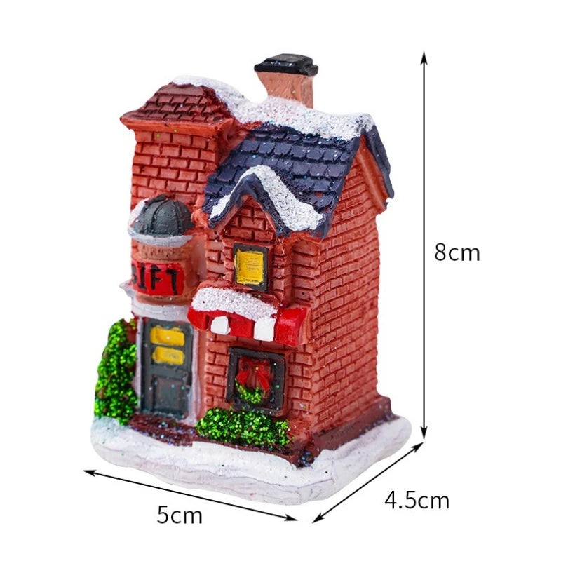 Veilleuse Maison de Noël LED à Piles – Décoration Chambre Enfant & Cadeau Noël